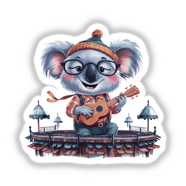 Koala Strumming Ukelele