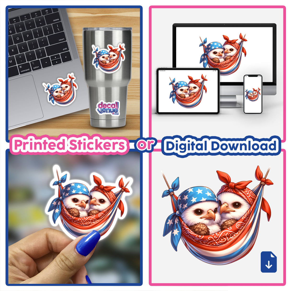 Bald Eagles in Bandana Hammock USA