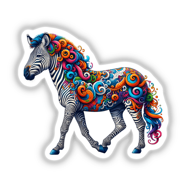 Psychedelic Zebra