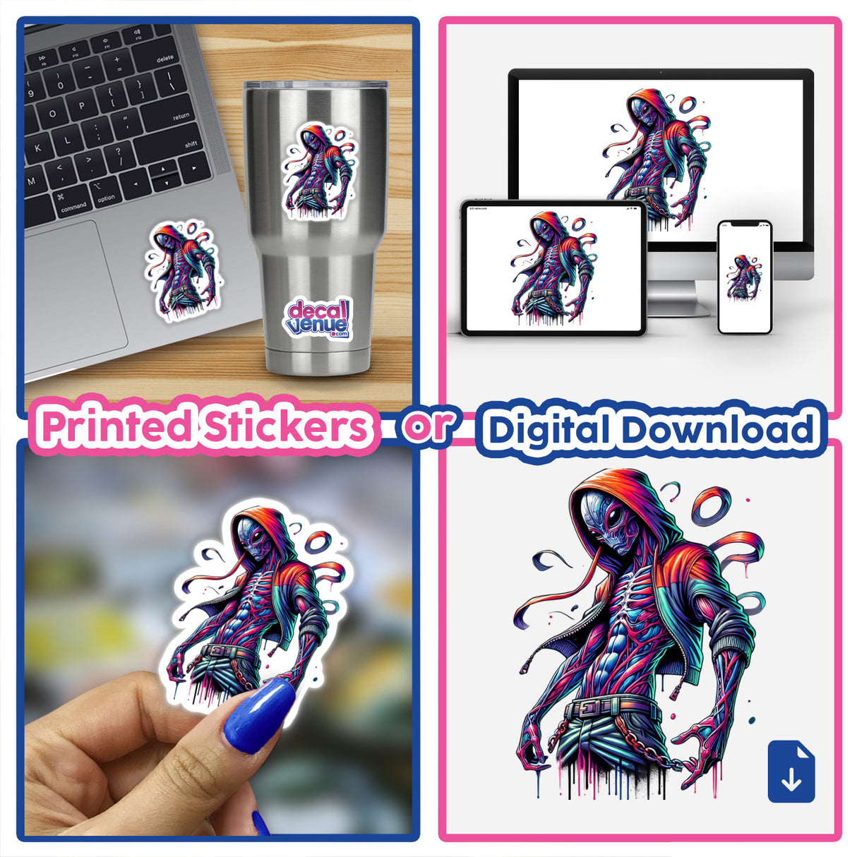 Alien Hoodie Urban Vibes