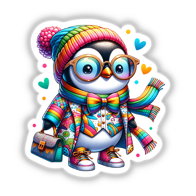 Cute Fashionable Penguin