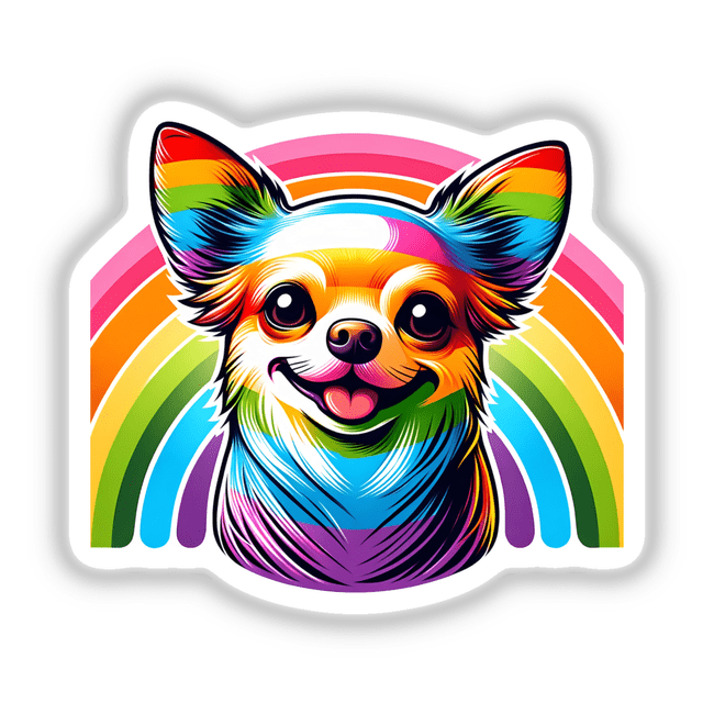 Chihuahua Dog Rainbow Pride