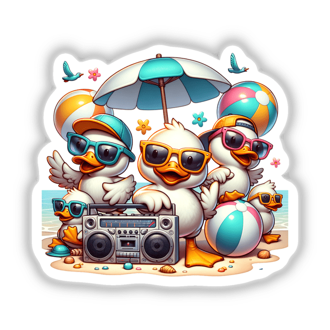 Duck Beach Party Summer