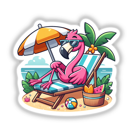 Tropical Oasis Flamingo Beach Bird