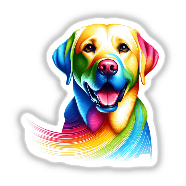 Rainbow Labrador Retriever Dog