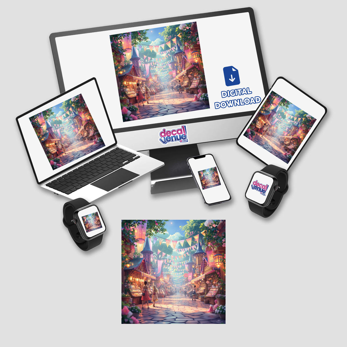 The Enchanted Marketplace of Light