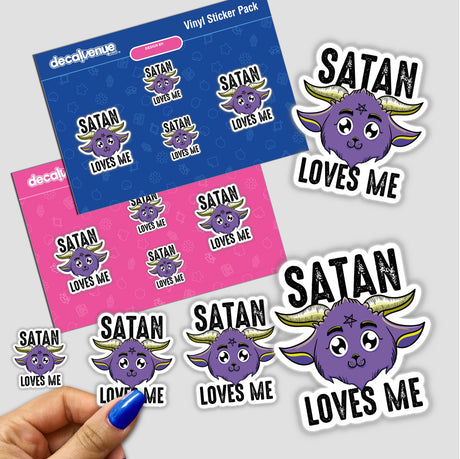 Funny Satanic Satan Loves Me Lucifer Gift Idea
