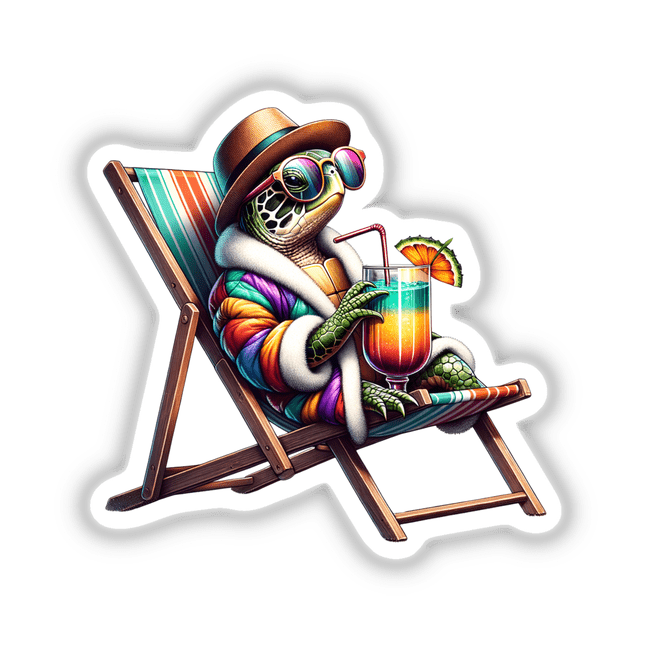 Turtle Sunbathing Beach Chair