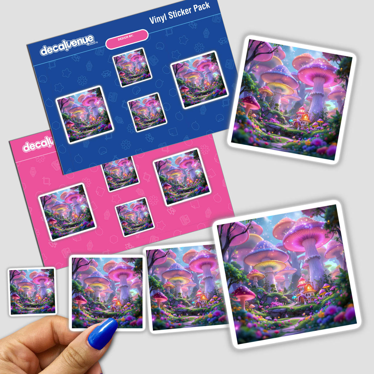 Mystical Mushroom Forest Glow