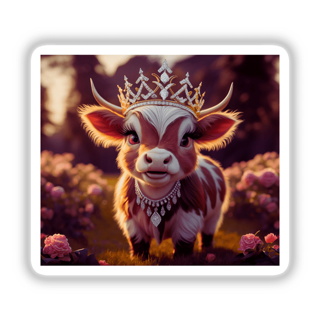 Baby Highland Cow Crown Roses