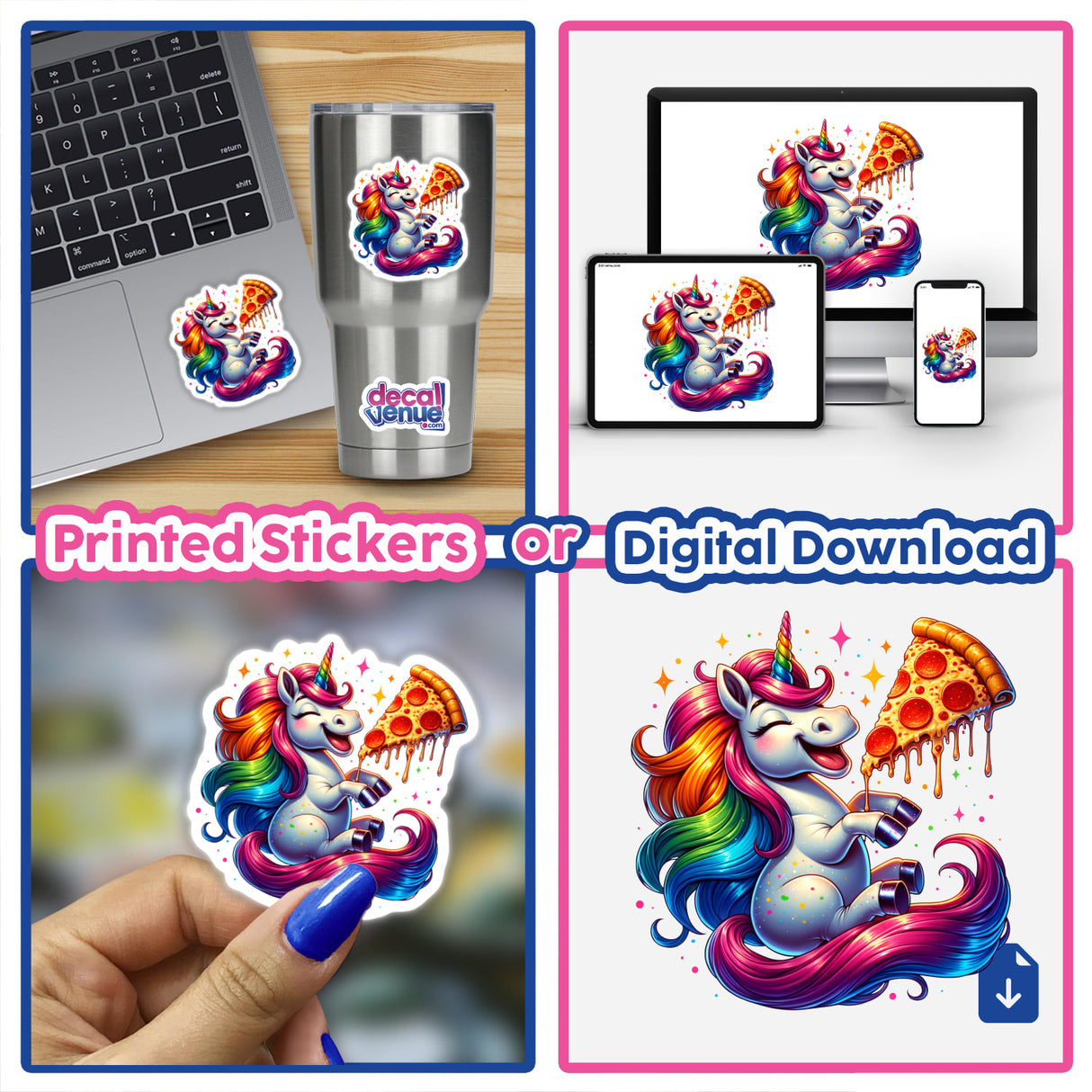 Pizza Loving Unicorn