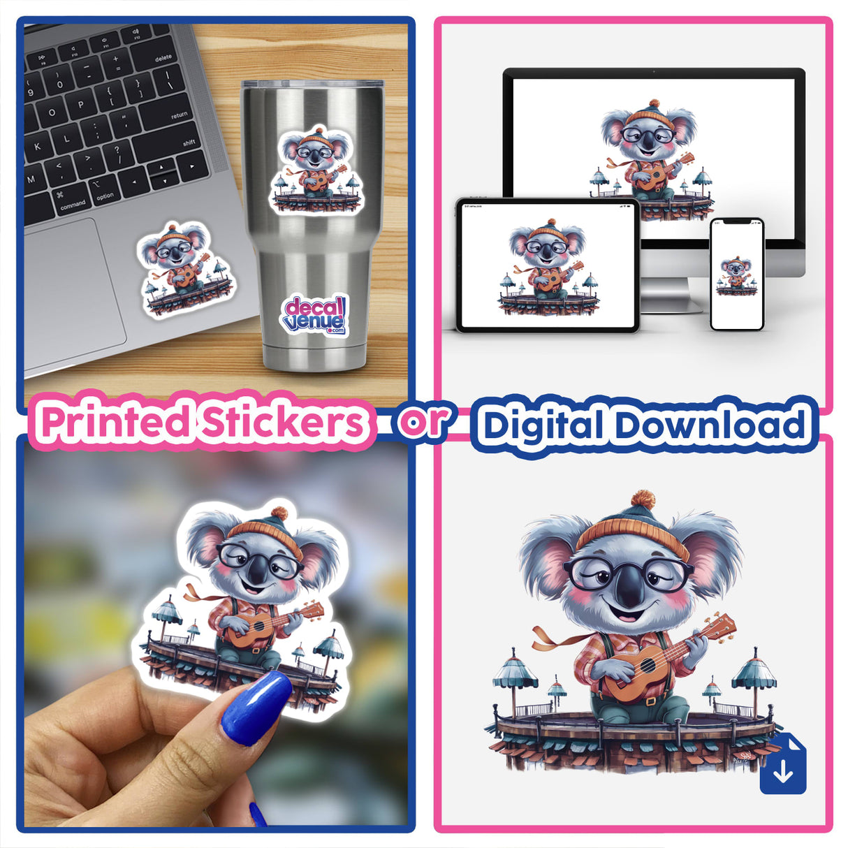 Koala Strumming Ukelele