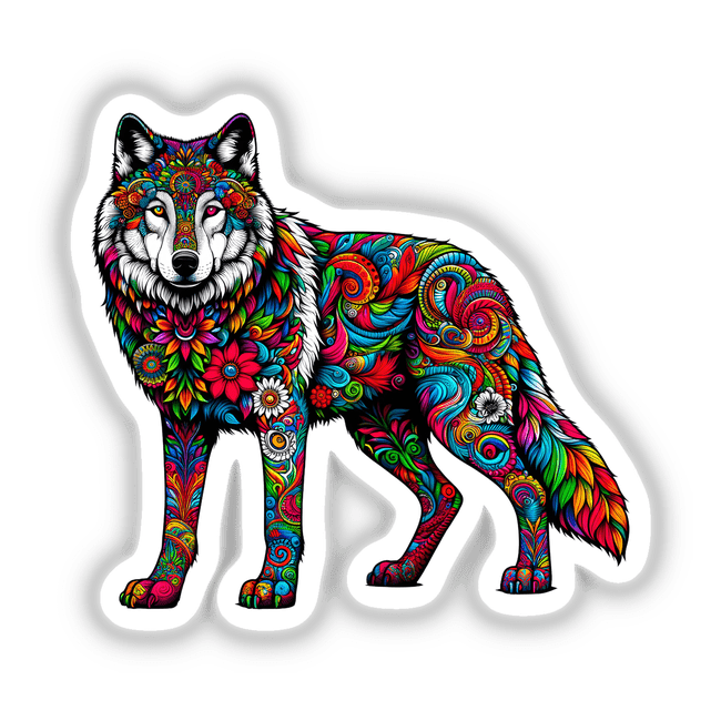 Psychedelic Wolf