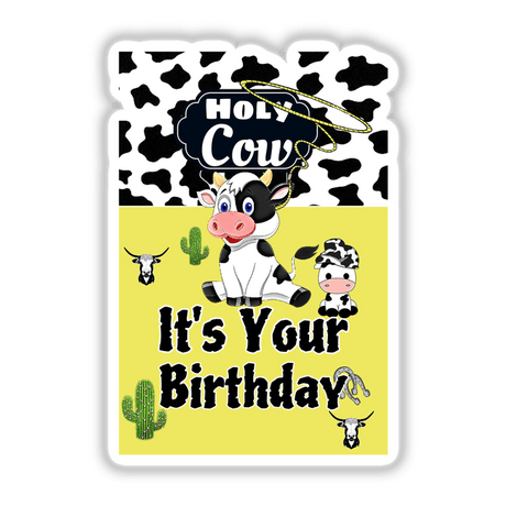 Holy Cow Birthday Card