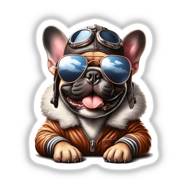 Frenchie French Bulldog Aviator Pilot