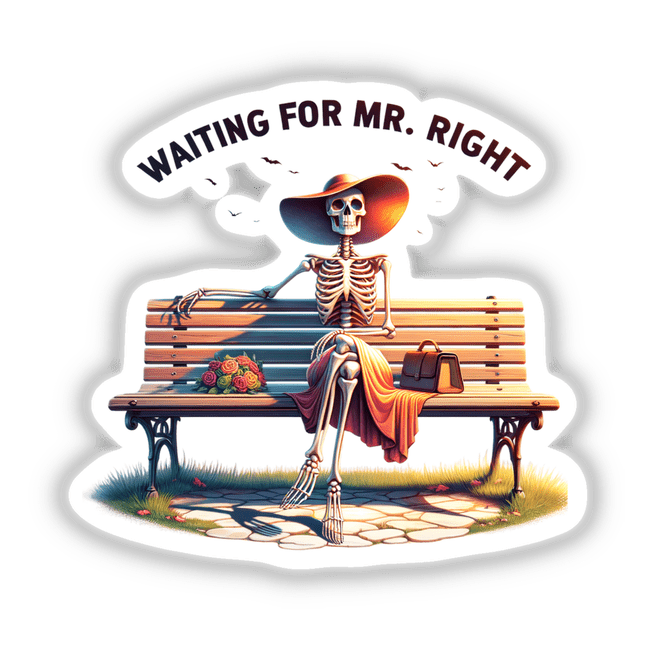 Skeleton Lady Waiting For Mr Right