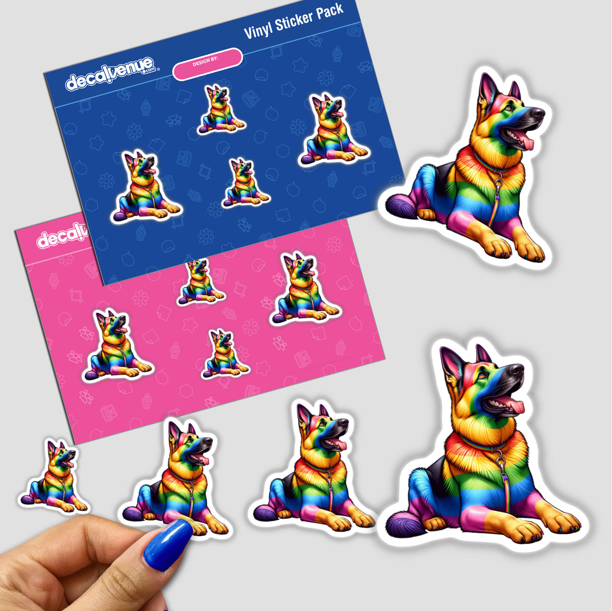 Rainbow German Shepherd Dog Pride