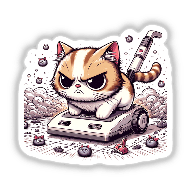 Grumpy Cat on a Vacuum