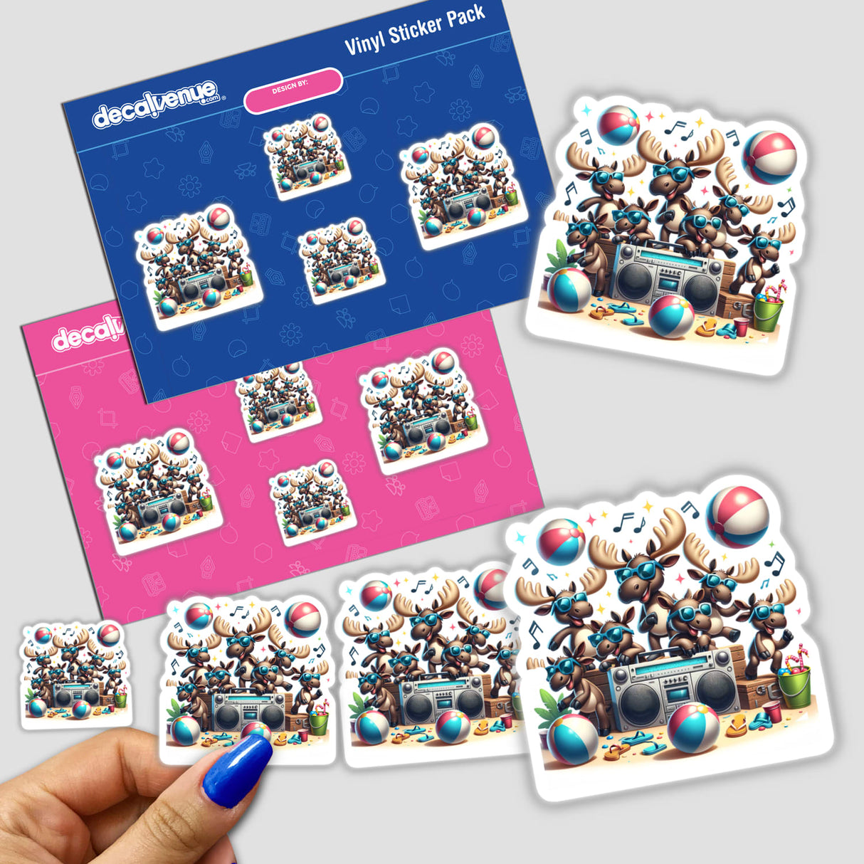 Moose Beach Party Sunglasses Boombox