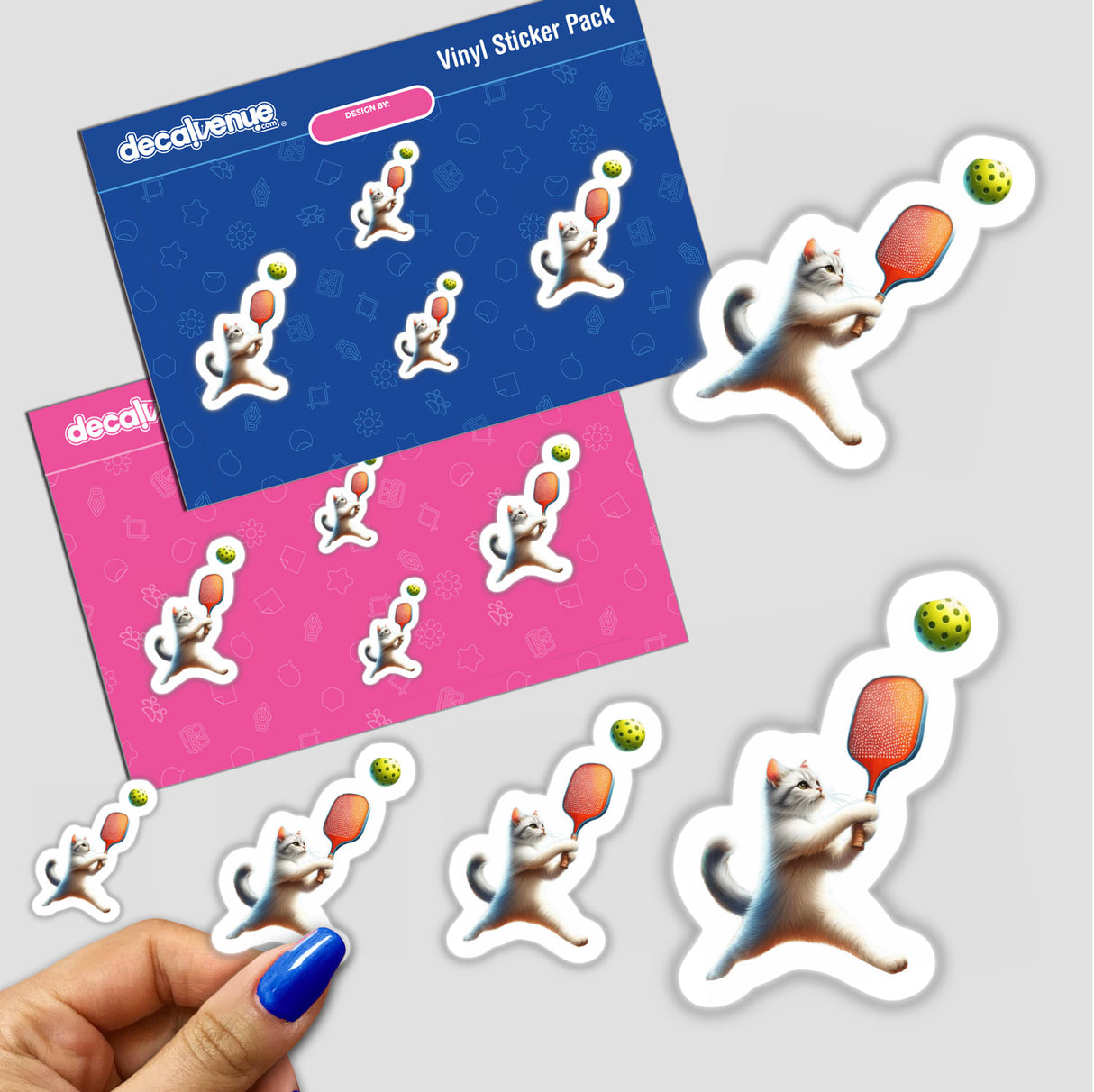 Cat Playing Pickleball