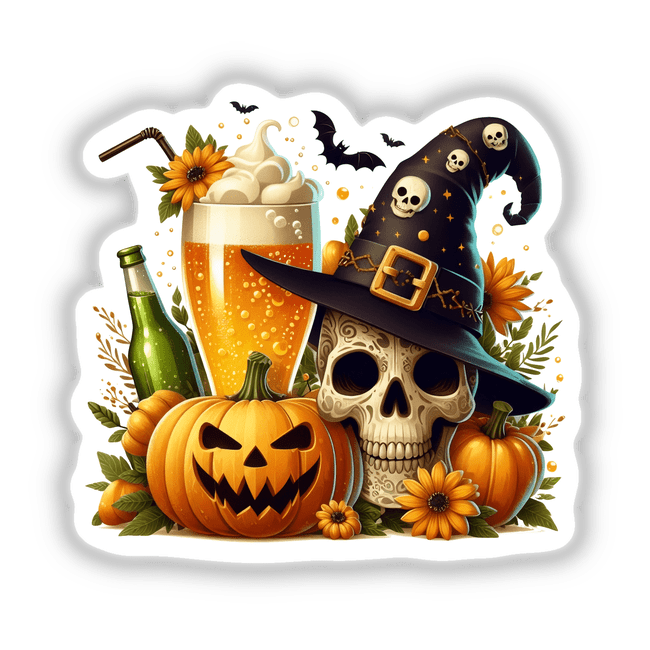 Sunflowers, Skulls, Pumpkins and Beer