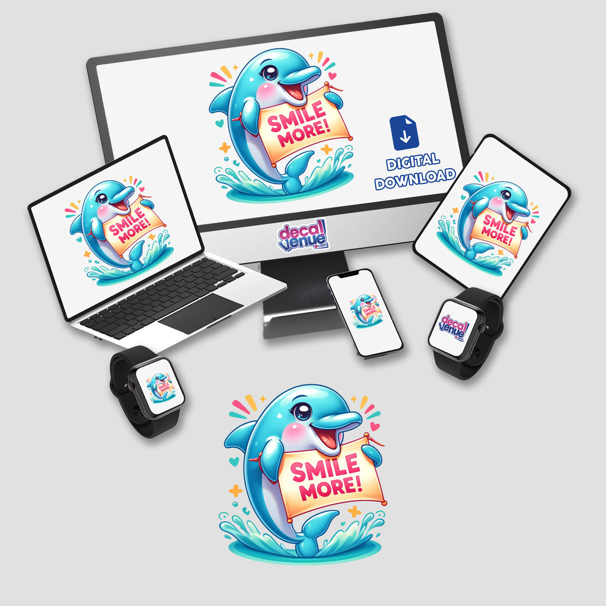 Dolphins Smile More Positive Vibes