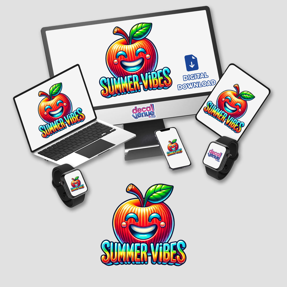 Smiling Apple Summer Vibes