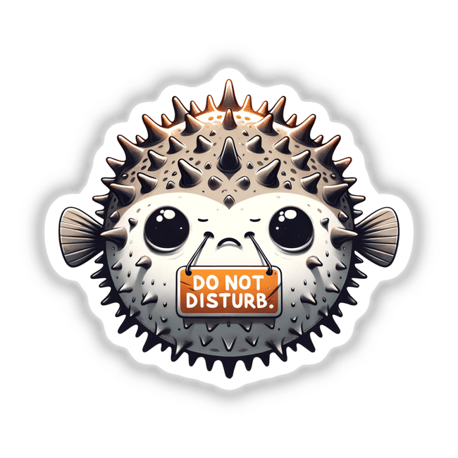 Pufferfish Do Not Disturb Sign