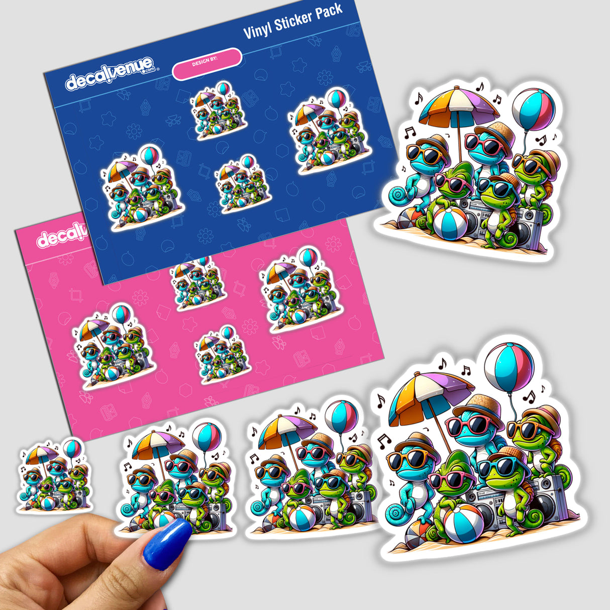 Chameleon Beach Party Sunglasses Boombox