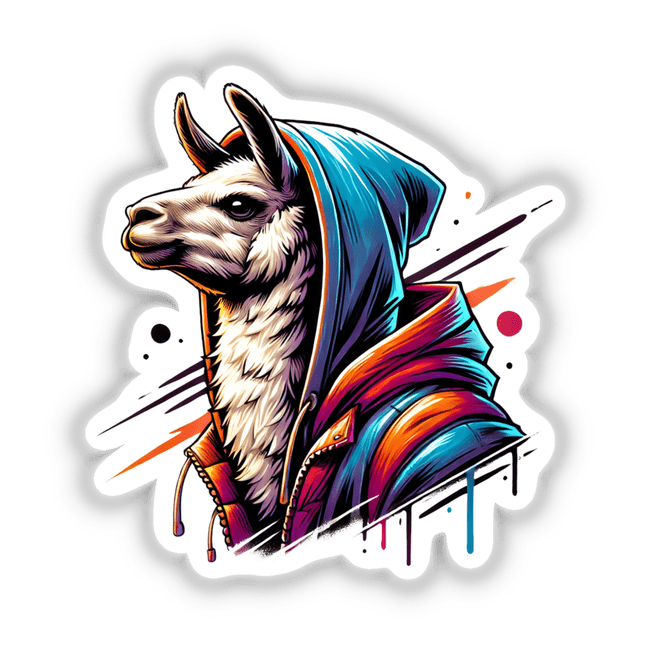 Llama Hoodie Urban Vibes