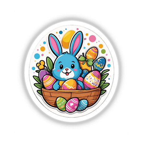 Easter bunny in basket