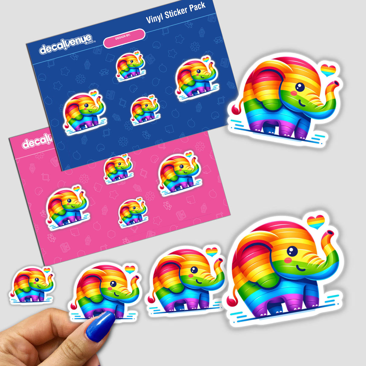 Elephant Colorful Rainbow Pride