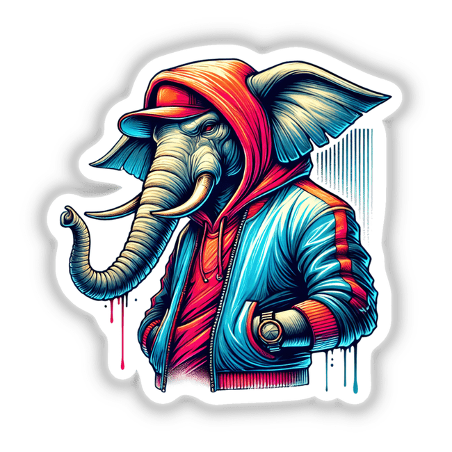 Elephant Hoodie Urban Vibes