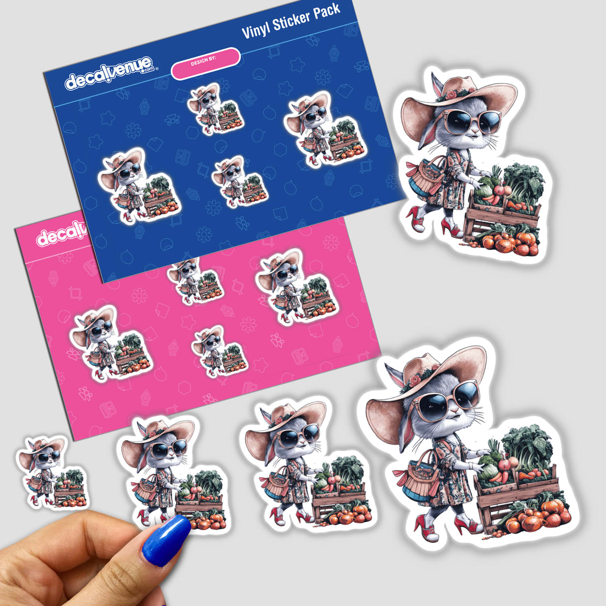 Bunny Shopping at Farmer’s Market