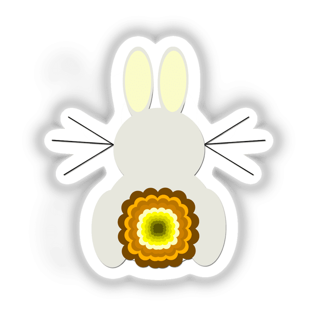 YELLOW AND BROWN EASTER BUNNY