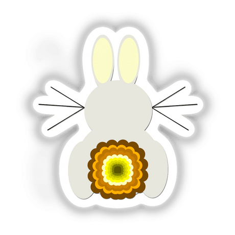 YELLOW AND BROWN EASTER BUNNY