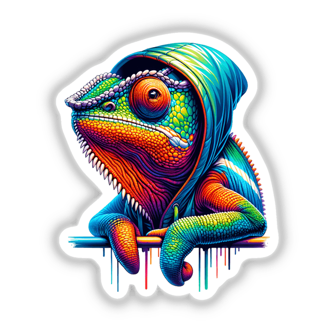 Chameleon Hoodie Urban Vibes