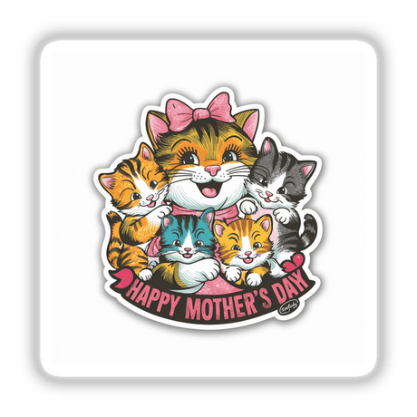 Happy Mother's Day cute cat greetings