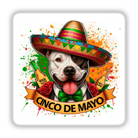 Cinco De Mayo Mexican Pitbull Dog