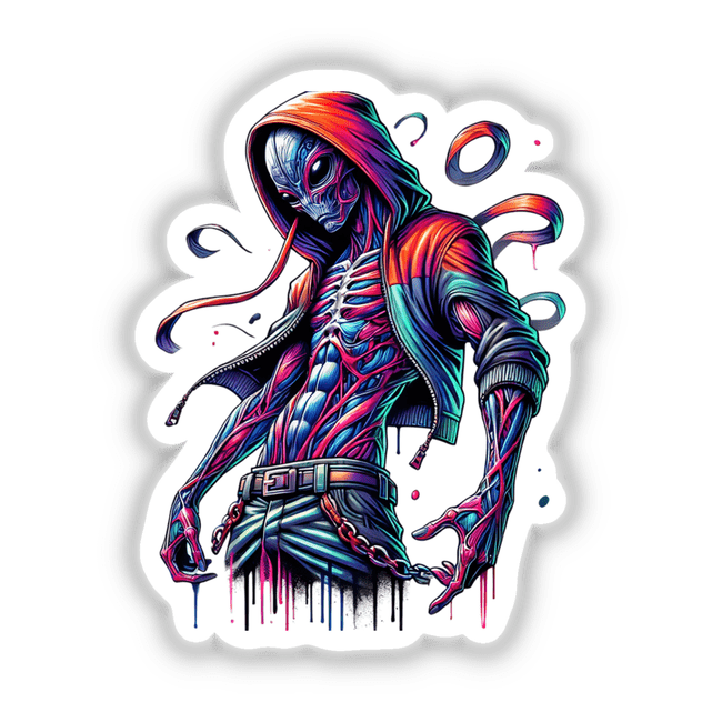 Alien Hoodie Urban Vibes