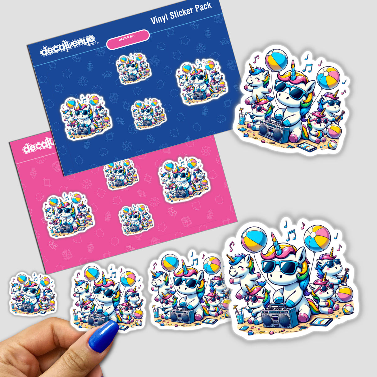 Unicorn Beach Party Sunglasses Boombox