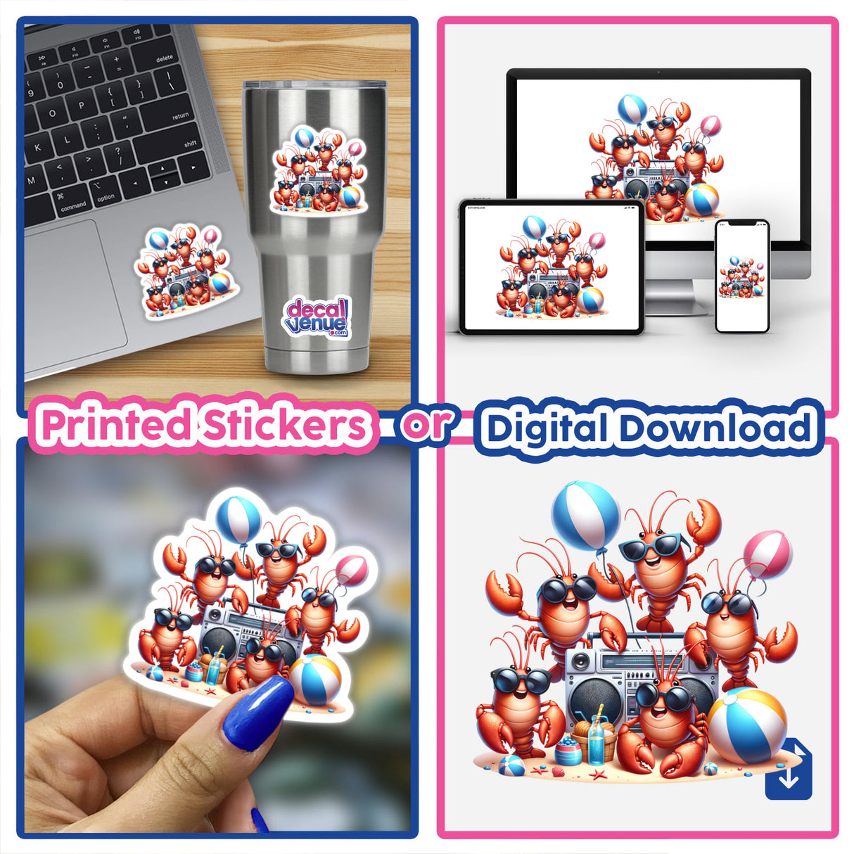 Lobster Beach Party Summer