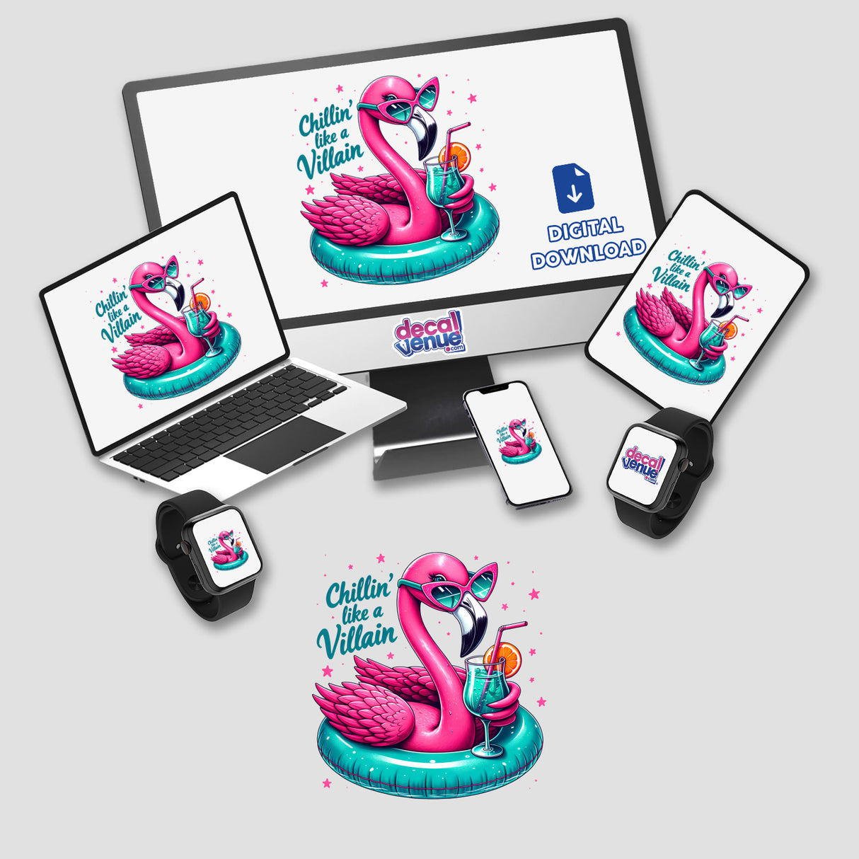 Flamingo Chillin’ Like a Villain
