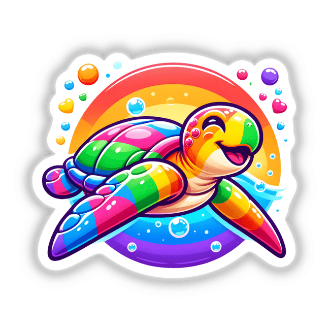 Sea Turtle Rainbow Pride