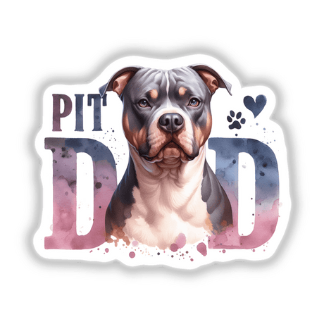 Pit Dad Water Pitbull Dog