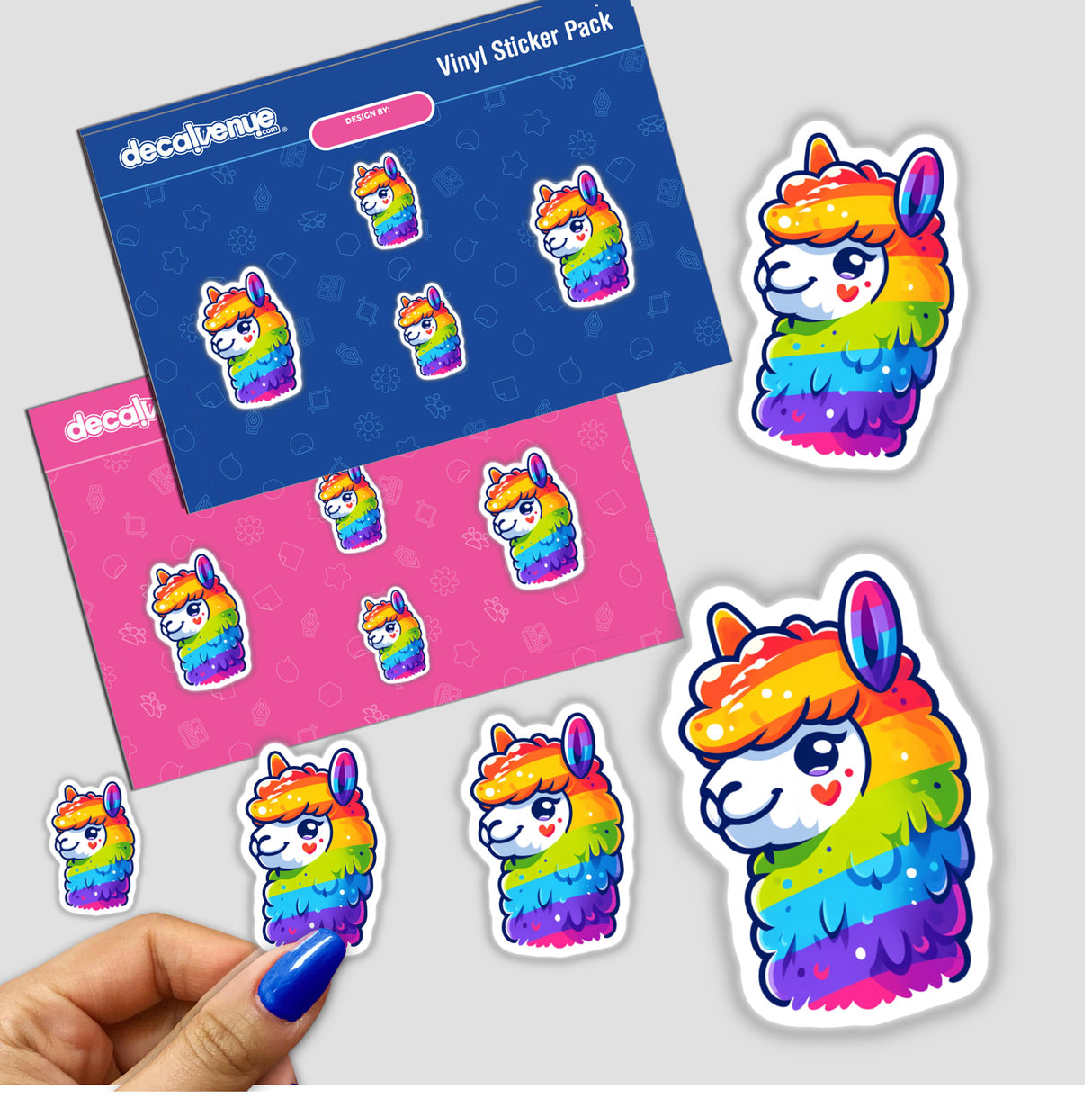 Alpaca Colorful Rainbow Pride