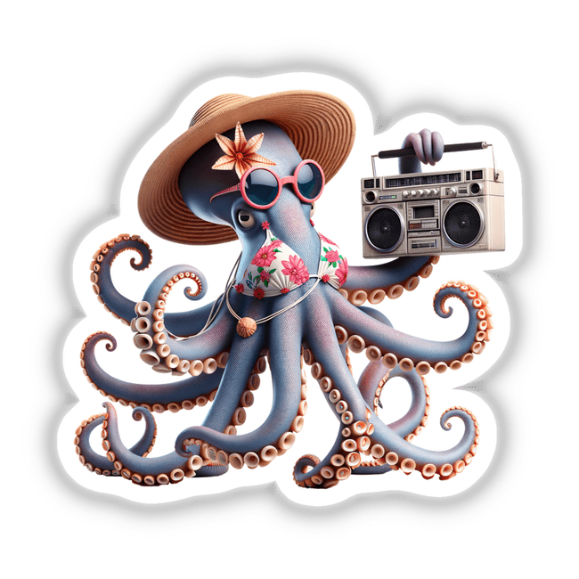Octopus Beach Bikini Boombox