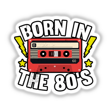 Born in the 80s retro 40 years old