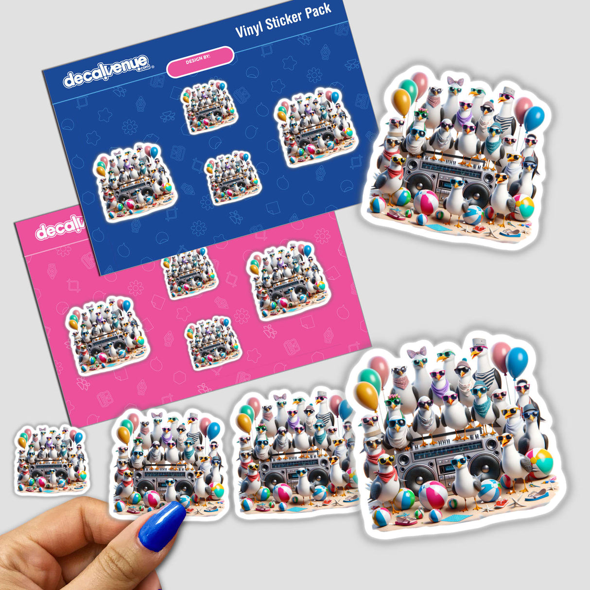 Seagulls with Sunglasses Beach Party