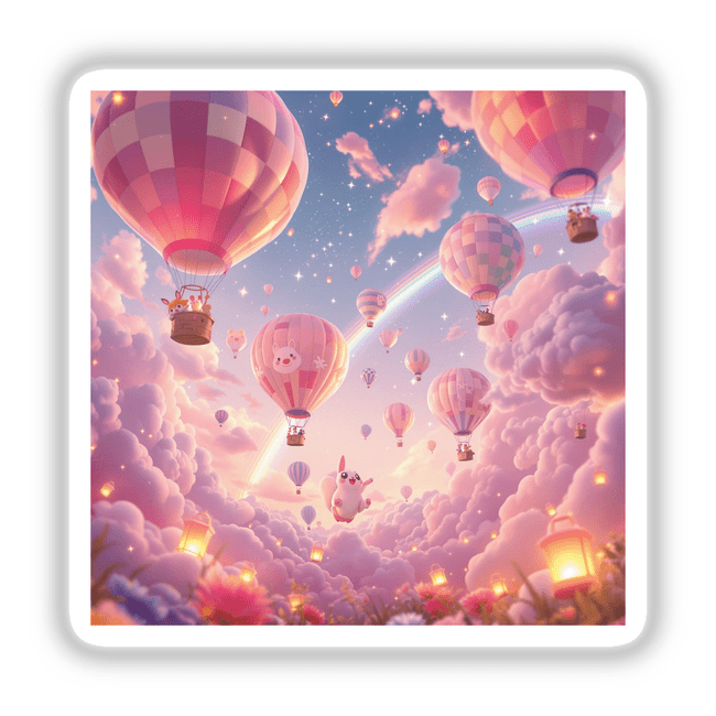 Hot Air Balloons in the Dreamy Skies